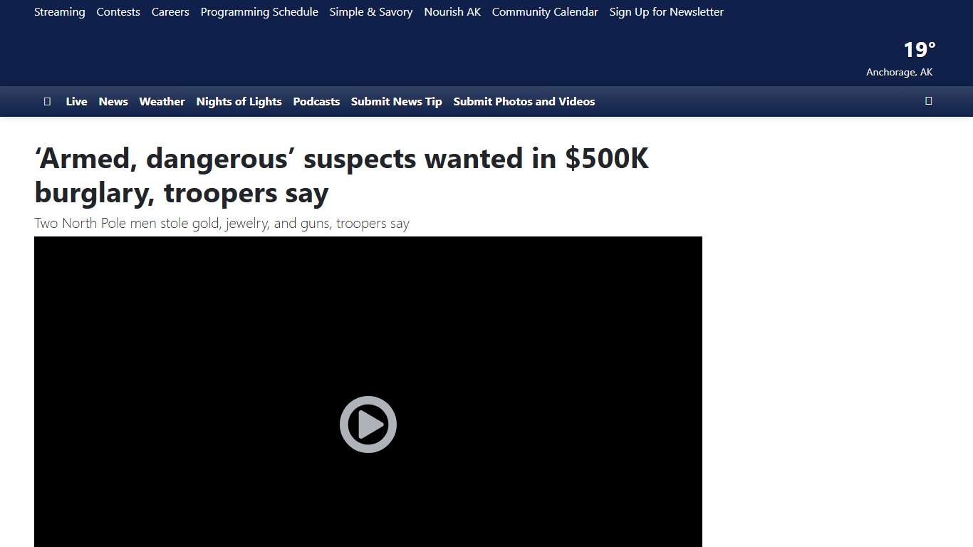 ‘Armed, dangerous’ suspects wanted in $500K burglary, troopers say